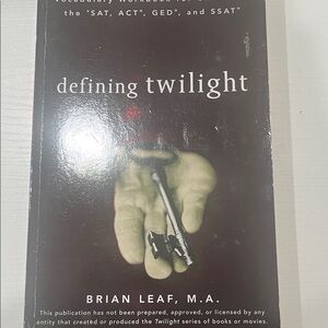 Defining Twilight Vocabulary Workbook